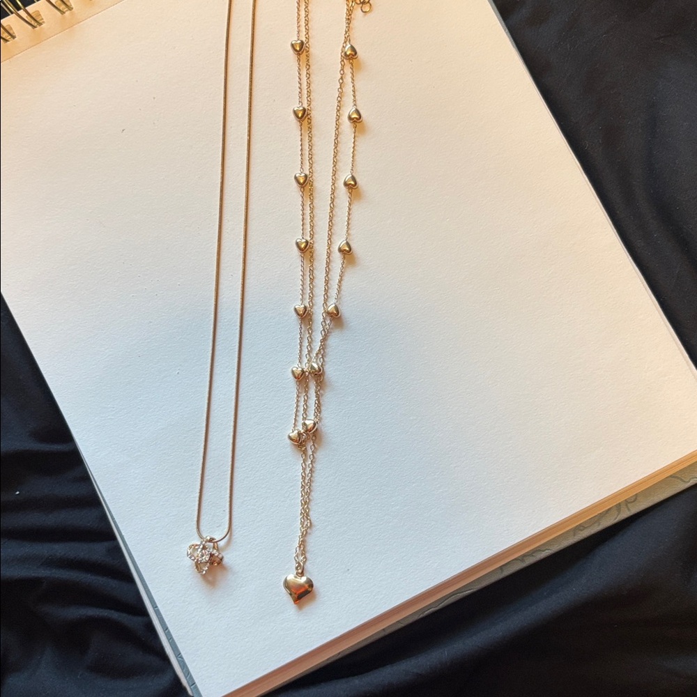 Elegant Gold Heart Necklace